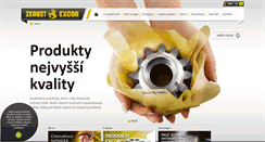 Desktop Screenshot of excor-zerust.cz